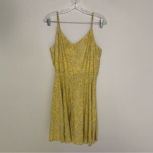 GAP Sunlit Yellow Floral Mini Dress